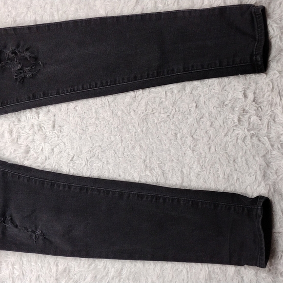 Ag Adriano Goldschmied The Farrah Light Black Five Pocket High Rise Skinny Jean - Picture 7 of 15